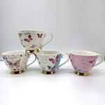 Butterfly Gleam Porcelain Cups